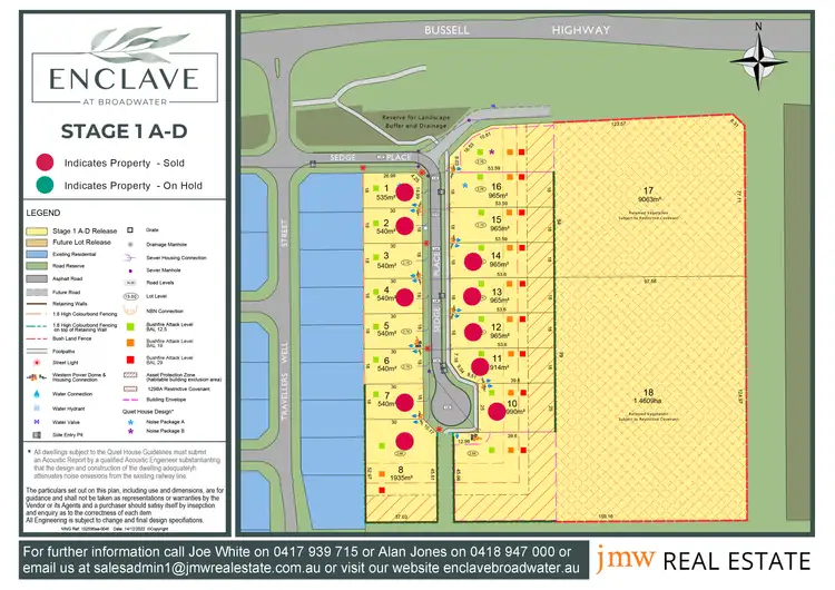 Sixth view of Homely land listing, LOT 16 Sedge Place, Broadwater WA 6280