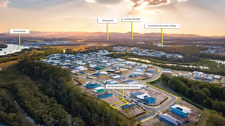 Main view of Homely land listing, 530 Alexandrina Street, Coomera QLD 4209