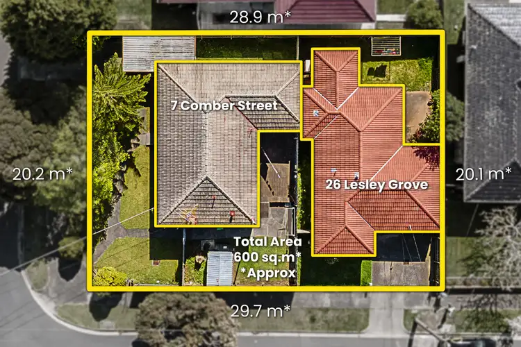 Main view of Homely block of units listing, 7 Comber Street & 26 Lesley Grove, Noble Park VIC 3174