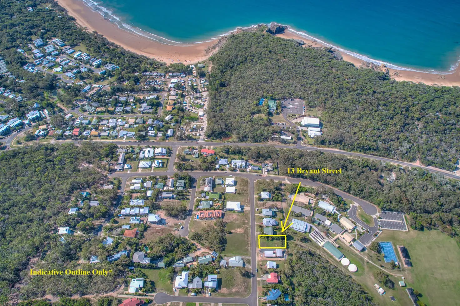 Main view of Homely land listing, 13 Bryant Street, Agnes Water QLD 4677