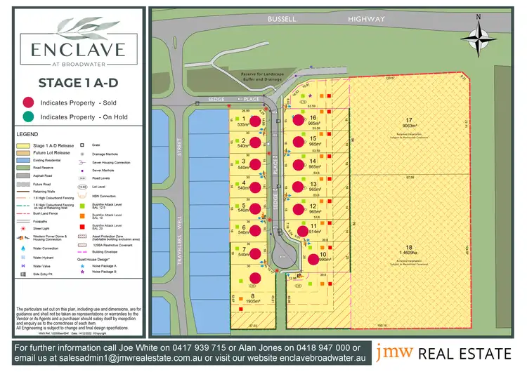 Fifth view of Homely land listing, LOT 17 Sedge Place, Broadwater WA 6280