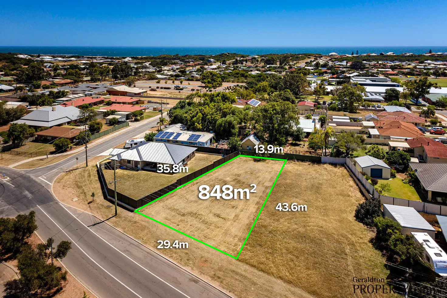 Main view of Homely land listing, 25 Waldeck Street, Dongara WA 6525
