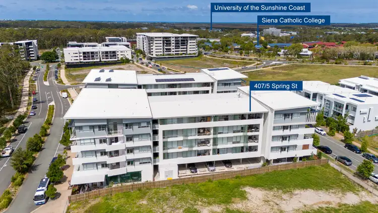 Second view of Homely apartment listing, 407/5 Spring Street, Sippy Downs QLD 4556