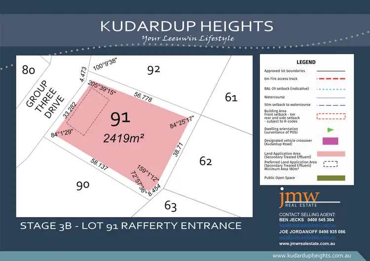 Main view of Homely land listing, LOT 91 Kudardup Heights, Kudardup WA 6290