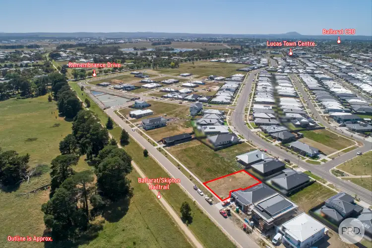 Second view of Homely land listing, 27 Carbery Way, Lucas VIC 3350