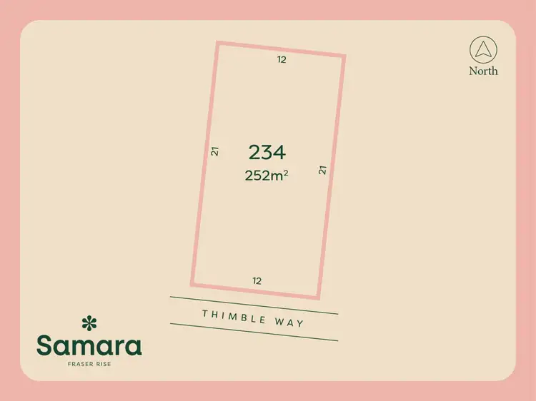 Main view of Homely land listing, LOT 234 Thimble Way, Fraser Rise VIC 3336