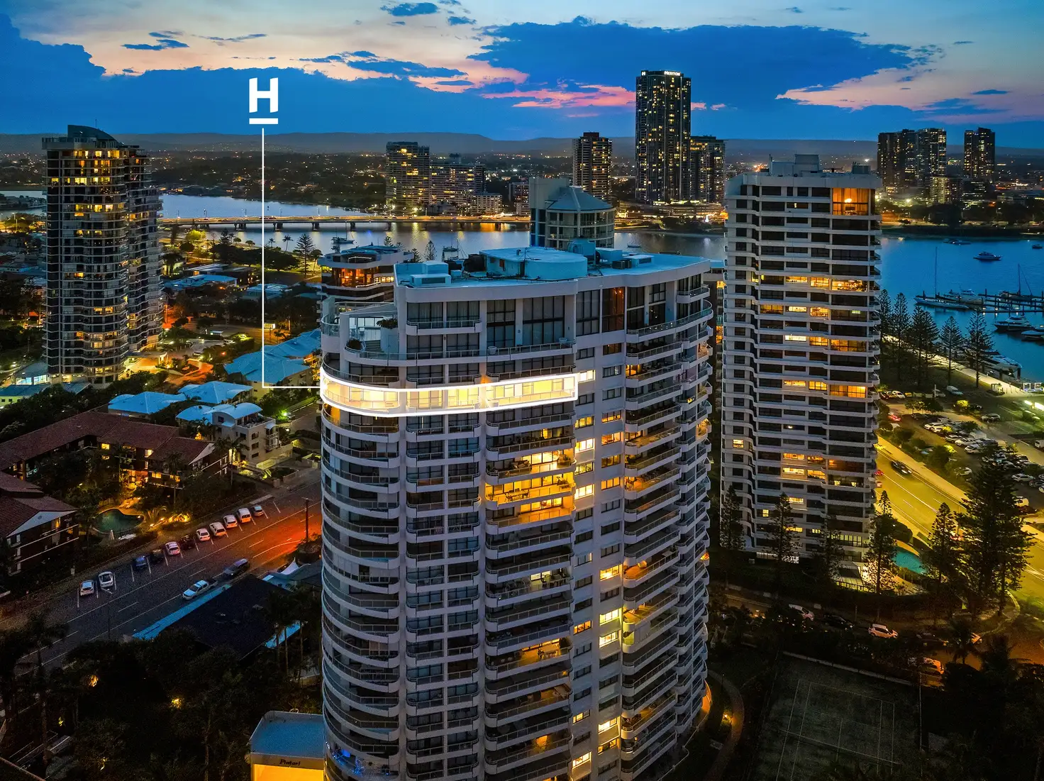 Main view of Homely apartment listing, 68/3 Cunningham Avenue, Main Beach QLD 4217