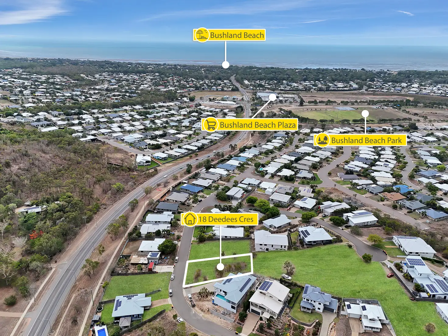 Main view of Homely land listing, 18 Deedes Crescent, Bushland Beach QLD 4818