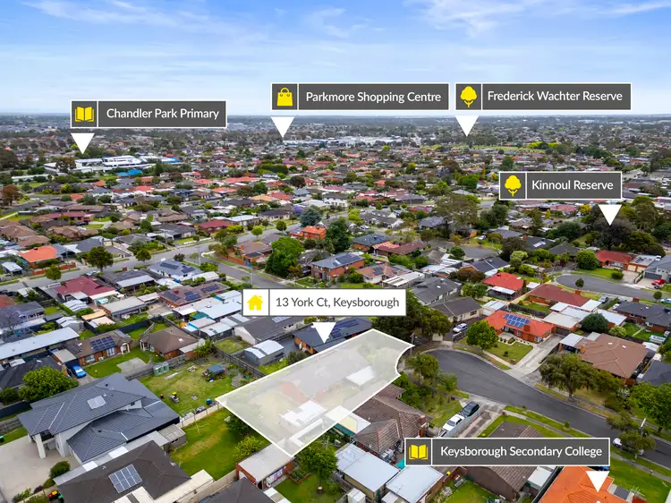 Second view of Homely house listing, 13 York Court, Keysborough VIC 3173