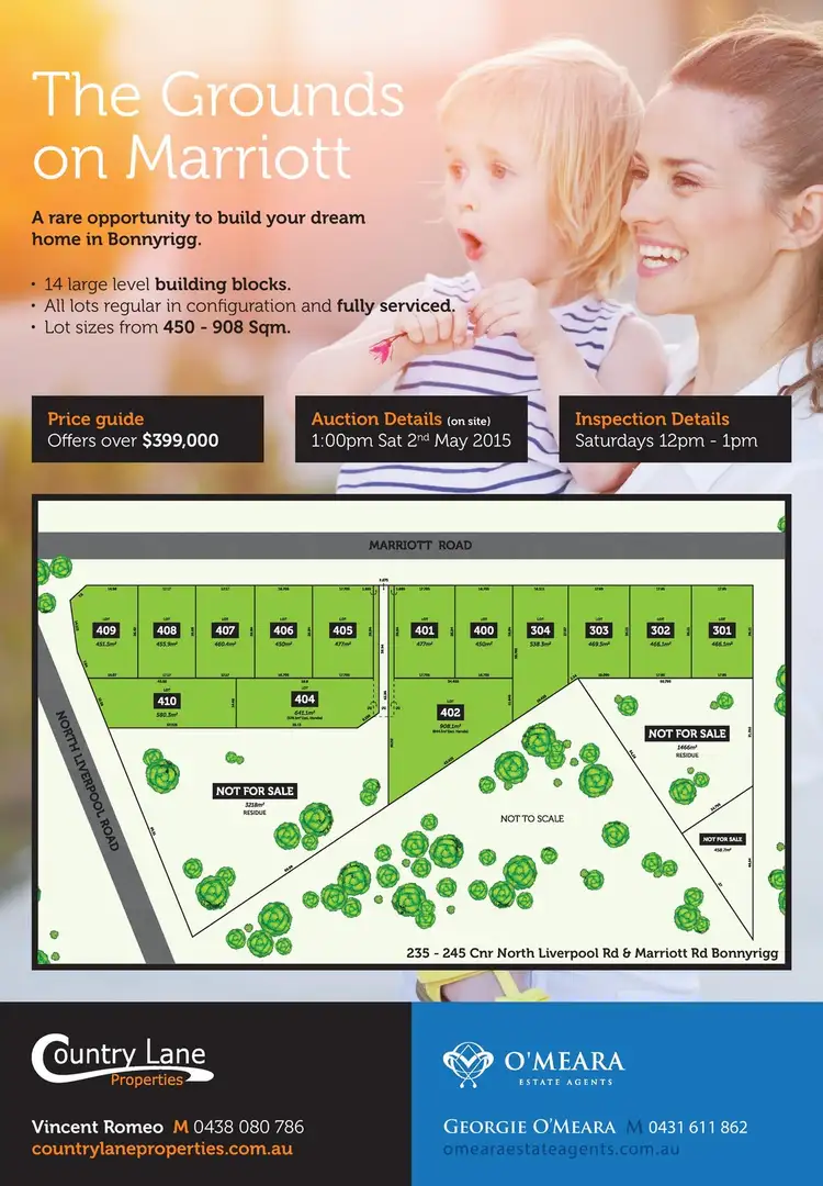 Second view of Homely land listing, Lot 405 Marriott Street, Bonnyrigg NSW 2177