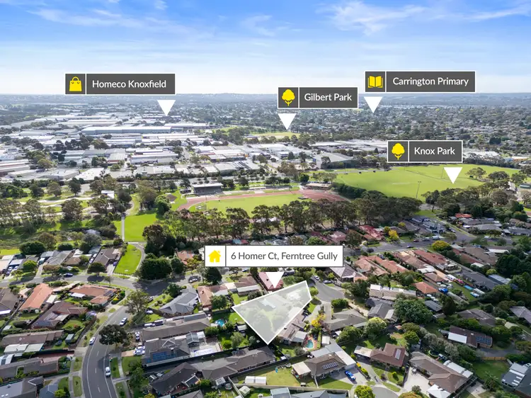 Second view of Homely house listing, 6 Homer Court, Ferntree Gully VIC 3156