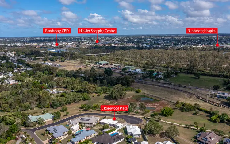 Third view of Homely house listing, 6 Rosewood Place, Bundaberg North QLD 4670