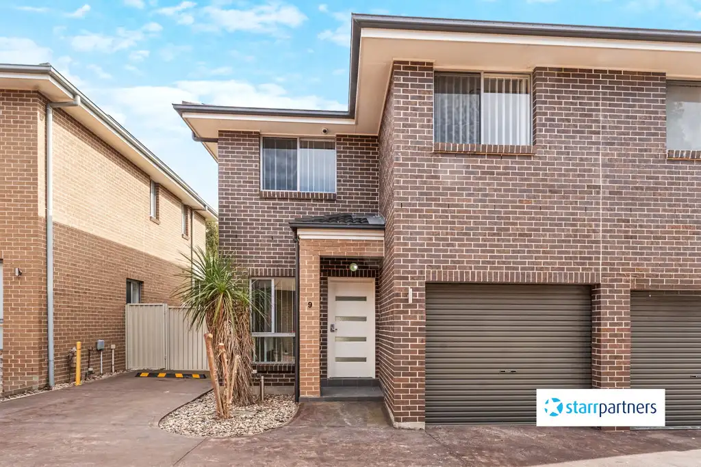 Main view of Homely townhouse listing, 9 Varsha Glade, Woodcroft NSW 2767