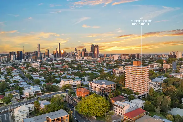 Second view of Homely apartment listing, 42/91 Dornoch Terrace, Highgate Hill QLD 4101