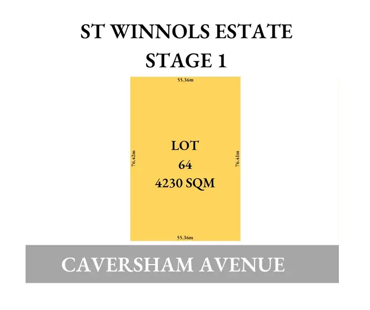 Main view of Homely land listing, LOT 64 Caversham Avenue, Caversham WA 6055