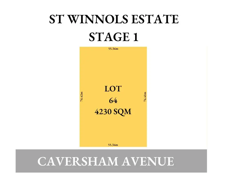 Main view of Homely land listing, LOT 64 Caversham Avenue, Caversham WA 6055