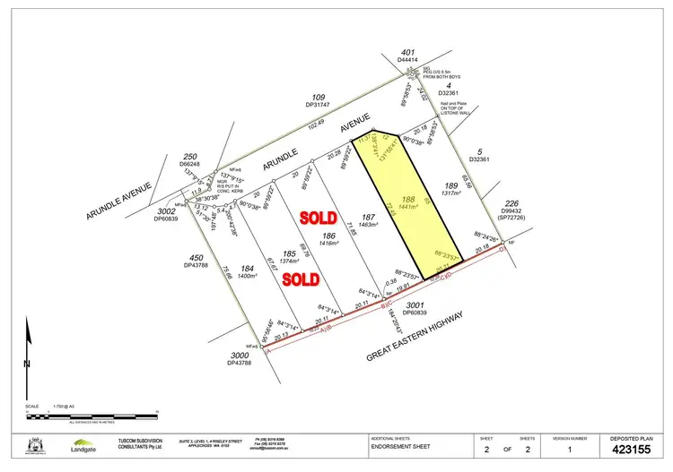 Main view of Homely land listing, 44 Arundle Avenue, Greenmount WA 6056