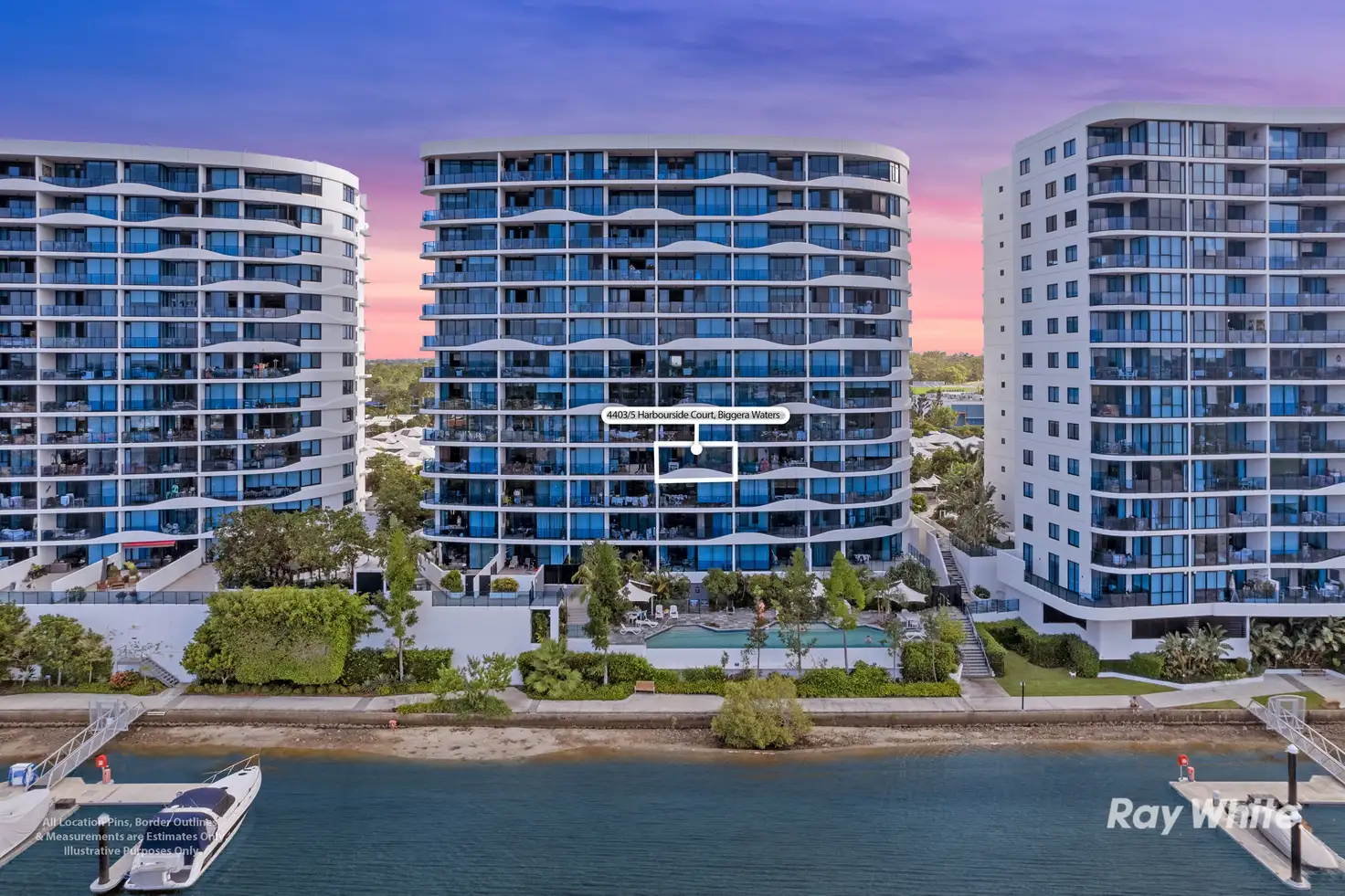 Main view of Homely apartment listing, 4403/5 Harbour Side Court, Biggera Waters QLD 4216