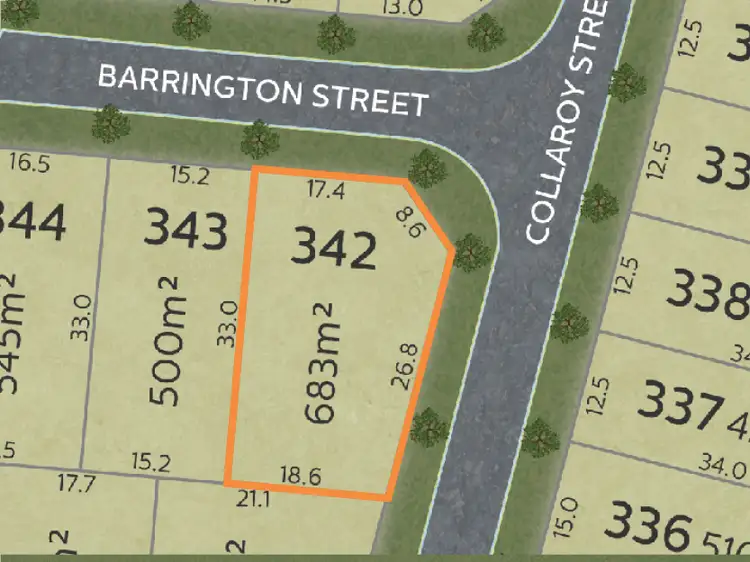 Main view of Homely land listing, Lot 342 Barrington Street, Bohle Plains QLD 4817