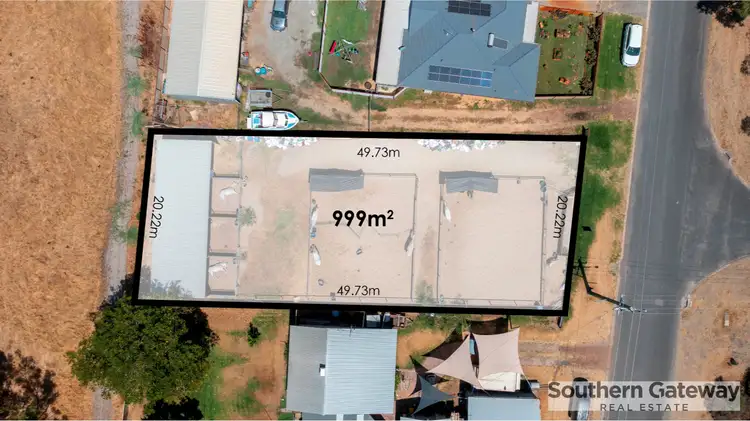 Main view of Homely land listing, 12 Racecourse Road, Pinjarra WA 6208
