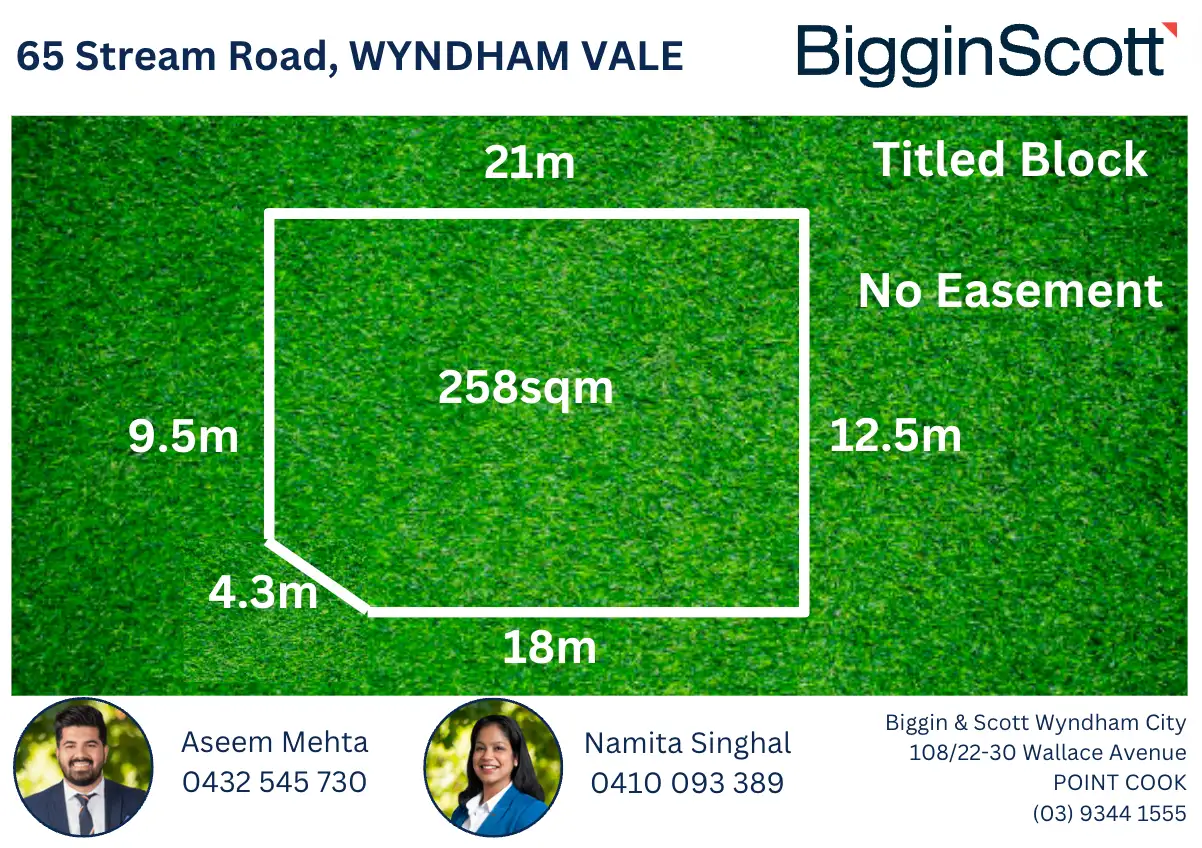 Main view of Homely land listing, 65 Stream Road, Wyndham Vale VIC 3024