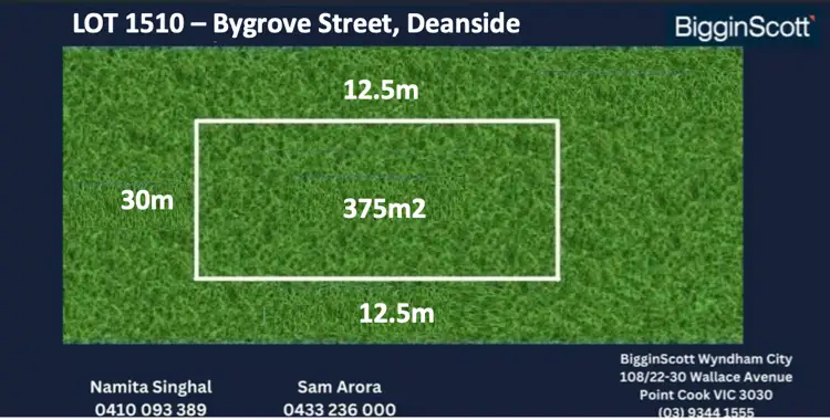 Main view of Homely land listing, LOT 1510 Bygrove Street, Deanside VIC 3336