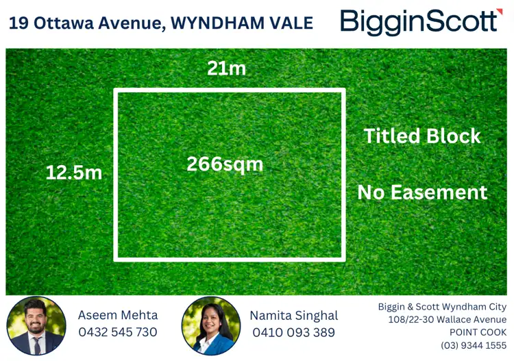 Main view of Homely land listing, 19 Ottawa Avenue, Wyndham Vale VIC 3024