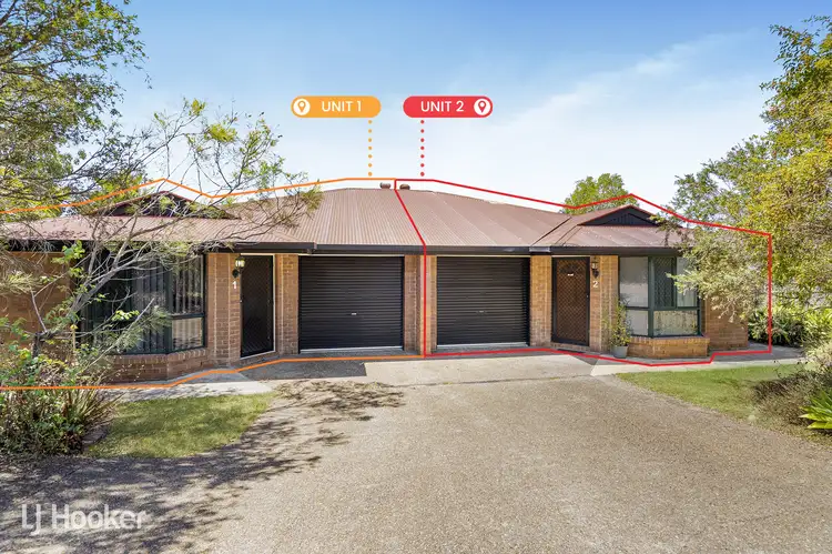 Main view of Homely semi-detached listing, 1&2/13 Iroquois Court, Brassall QLD 4305