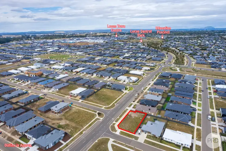 Main view of Homely land listing, 42 McLeod Crescent, Lucas VIC 3350