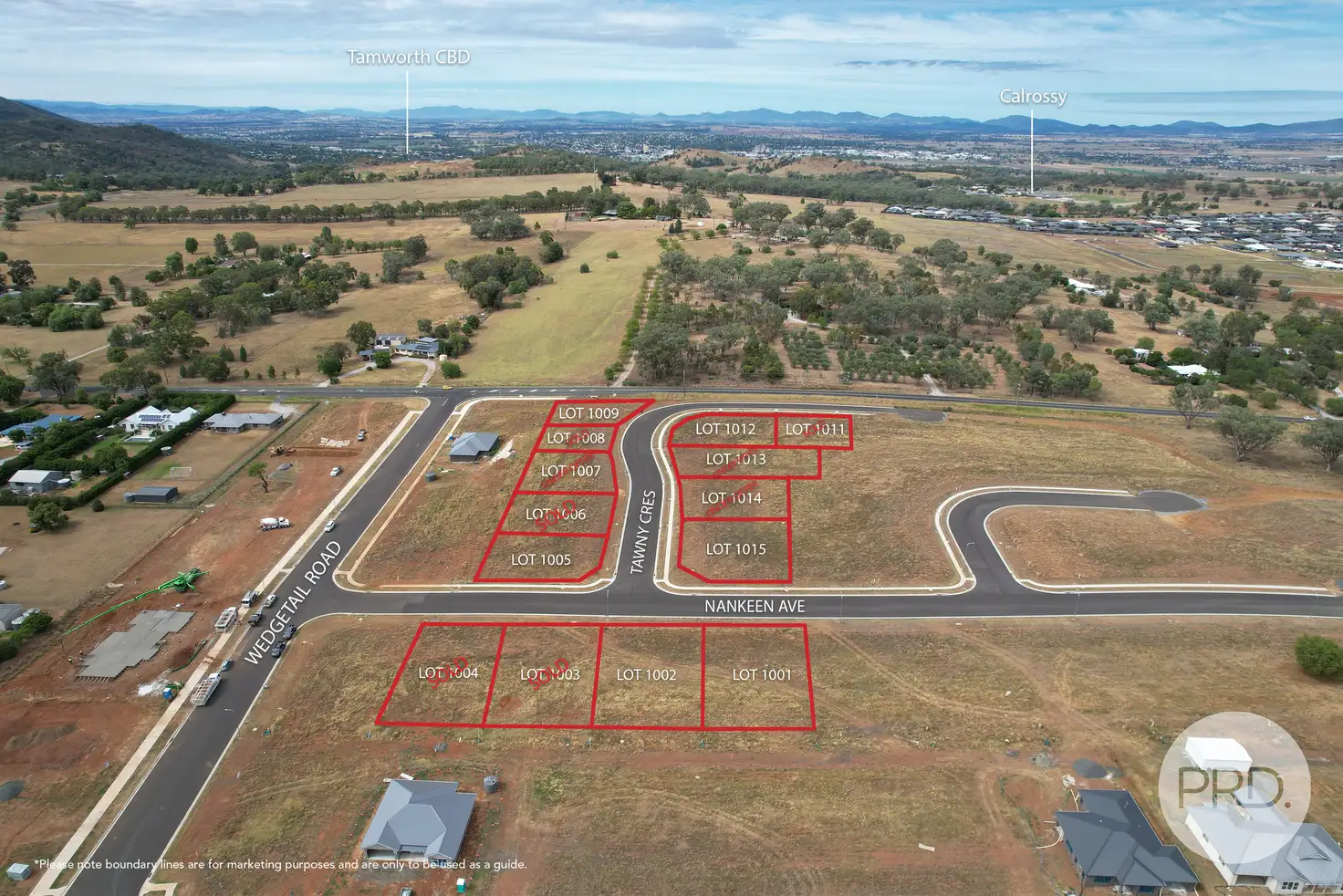 Main view of Homely land listing, LOT 1015, 2 Tawny Crescent, Tamworth NSW 2340