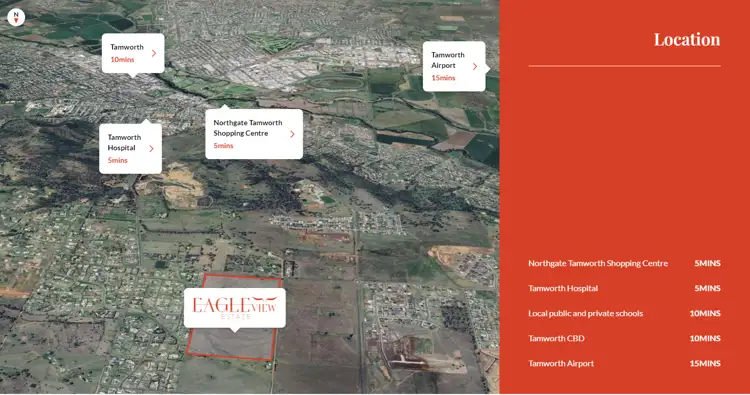 Third view of Homely land listing, LOT 1012, 8 Tawny Crescent, Tamworth NSW 2340