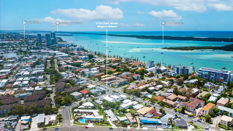 Third view of Homely semi-detached listing, 2/26 Clark Street, Biggera Waters QLD 4216