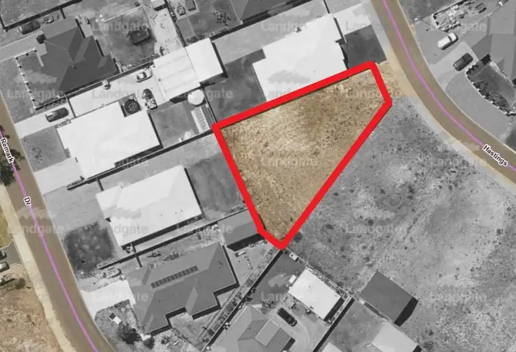 Second view of Homely land listing, 13 Hastings Crescent, Castletown WA 6450