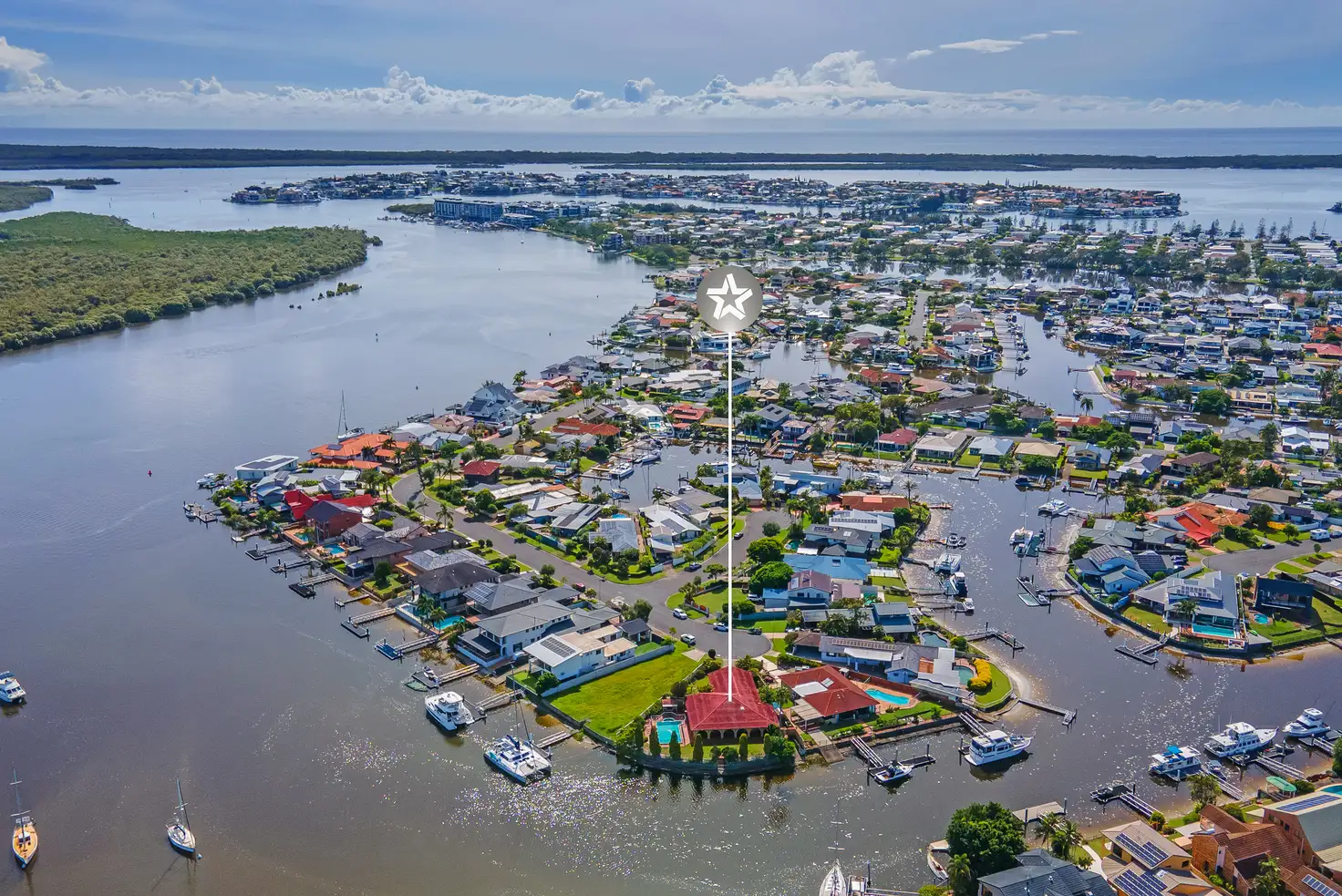 Main view of Homely house listing, 47 Hume Parade, Paradise Point QLD 4216