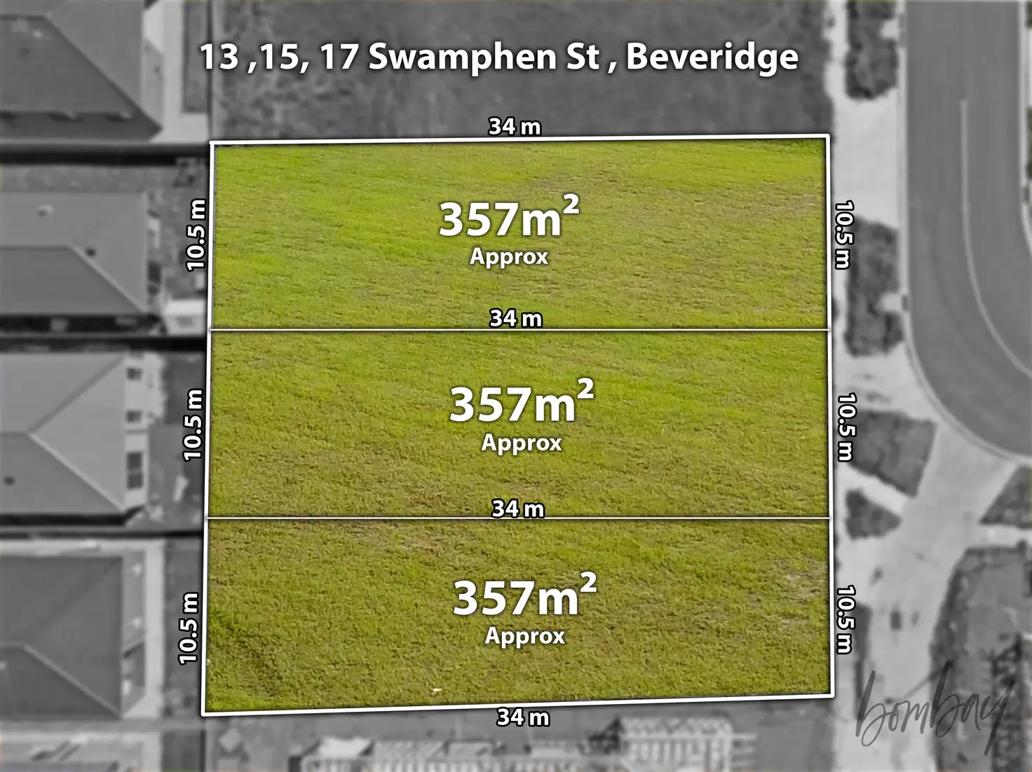 Main view of Homely land listing, 13, 15, 17 Swamphen Street, Beveridge VIC 3753