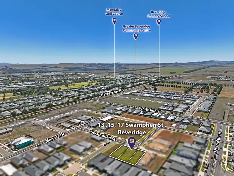 Third view of Homely land listing, 13, 15, 17 Swamphen Street, Beveridge VIC 3753