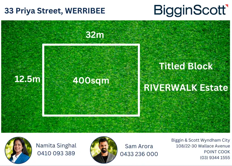 Main view of Homely land listing, 33 Priya Street, Werribee VIC 3030