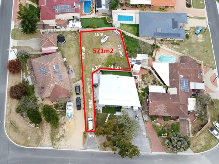 Third view of Homely land listing, 3A Cameron Street, Quinns Rocks WA 6030