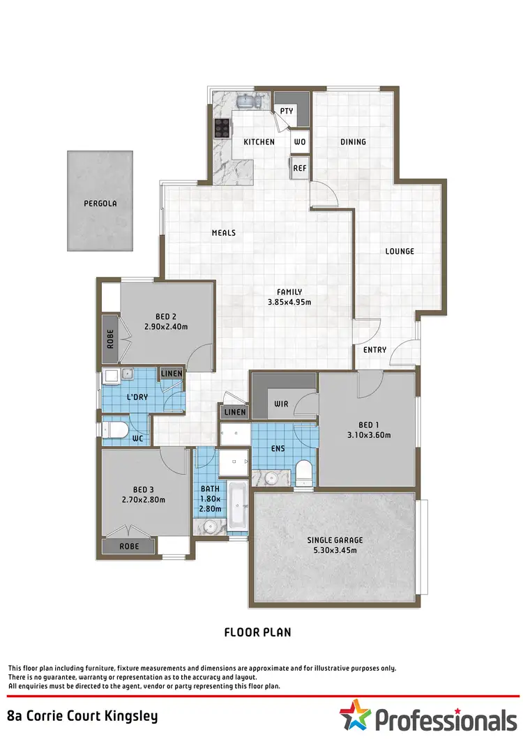 Fourth view of Homely house listing, 8A Corrie Court, Kingsley WA 6026