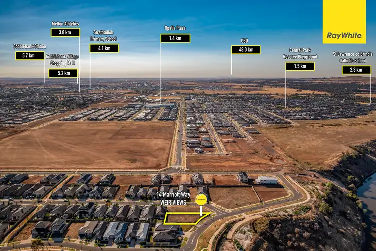 Fifth view of Homely land listing, 14 Marriott Boulevard, Weir Views VIC 3338