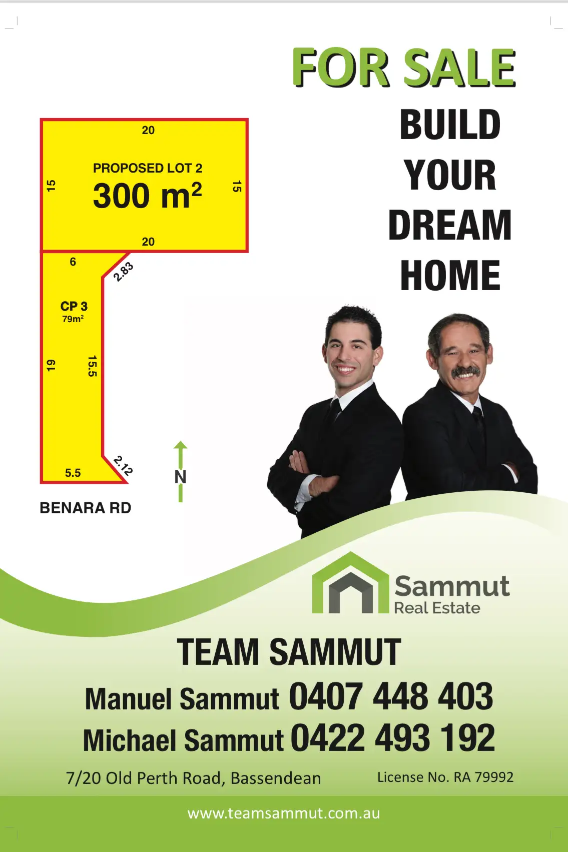 Main view of Homely land listing, LOT 2, 266 Benara Road, Beechboro WA 6063
