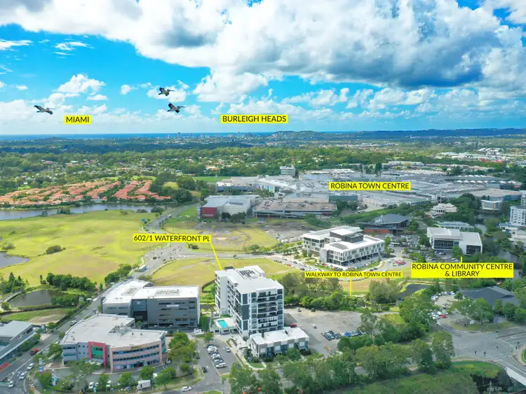 Second view of Homely apartment listing, 602/1 Waterfront Place, Robina QLD 4226