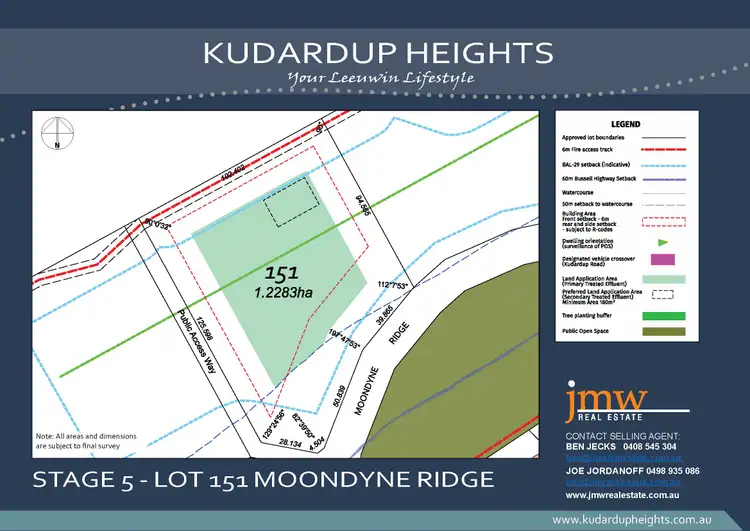 Third view of Homely land listing, LOT 151 Kudardup Heights, Kudardup WA 6290