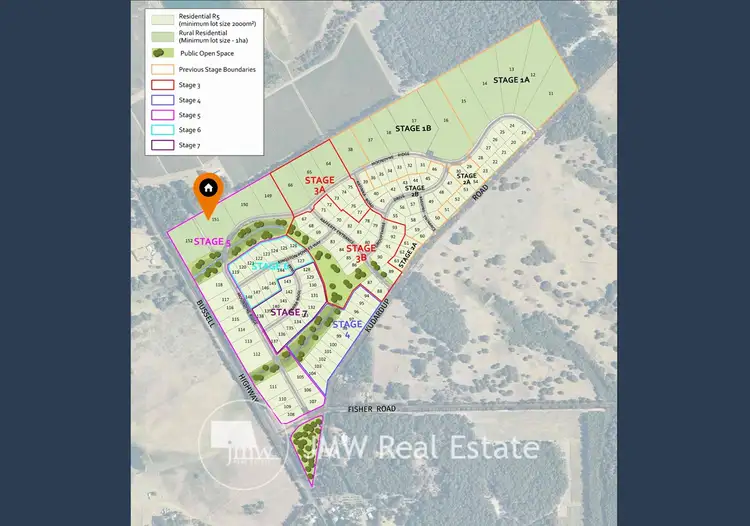 Fifth view of Homely land listing, LOT 151 Kudardup Heights, Kudardup WA 6290