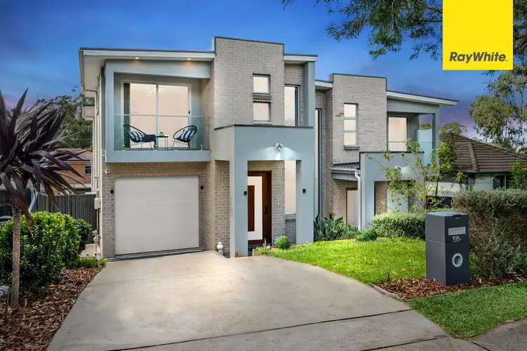 Main view of Homely semi-detached listing, 58A Marshall Road, Telopea NSW 2117