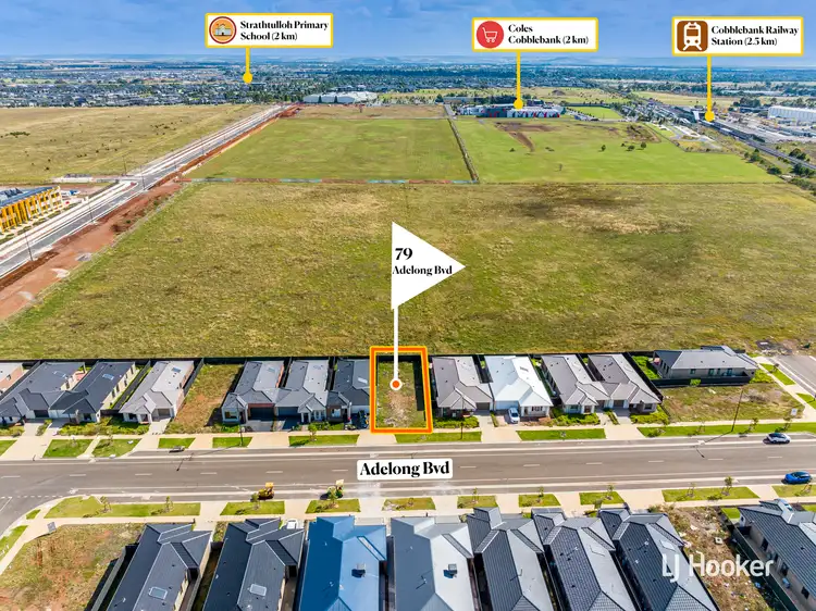 Third view of Homely land listing, 79 Adelong Boulevard, Cobblebank VIC 3338