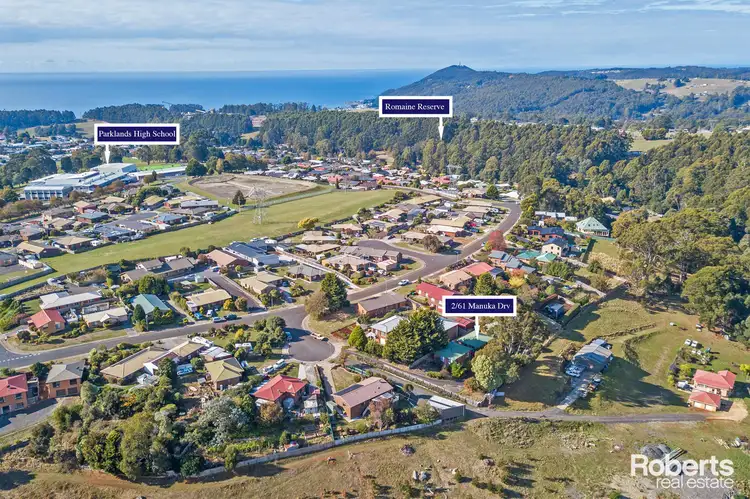 Main view of Homely unit listing, 2/61 Manuka Drive, Romaine TAS 7320