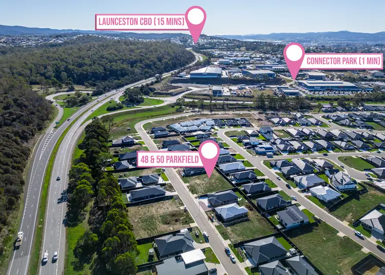 Second view of Homely land listing, 48 Parkfield Drive, Youngtown TAS 7249