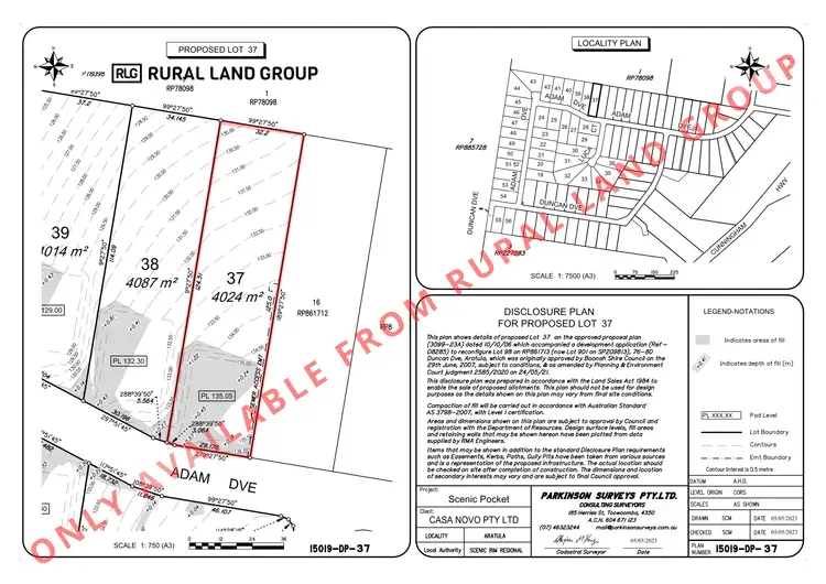 Fourth view of Homely land listing, LOT 37 Adam Drive (Scenic Pocket Estate), Aratula QLD 4309