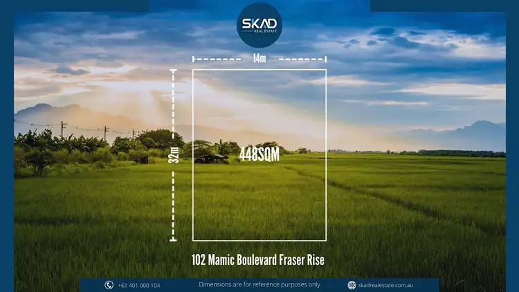 Main view of Homely land listing, 102 Mamic Boulevard, Fraser Rise VIC 3336